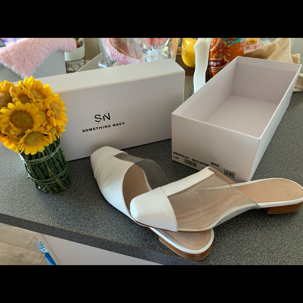 Slip on white